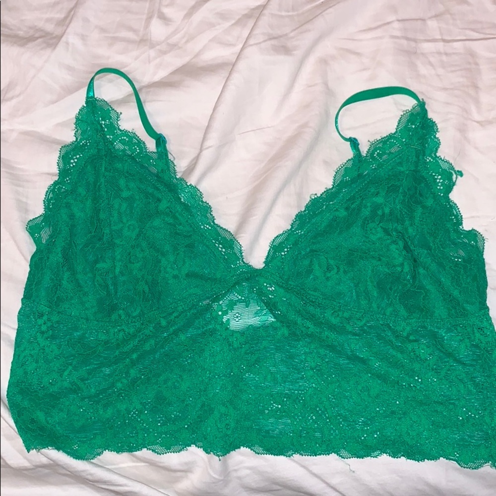 Green bralette